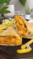 "Spicy Peri Peri Chicken Wrap – Quick & Delicious