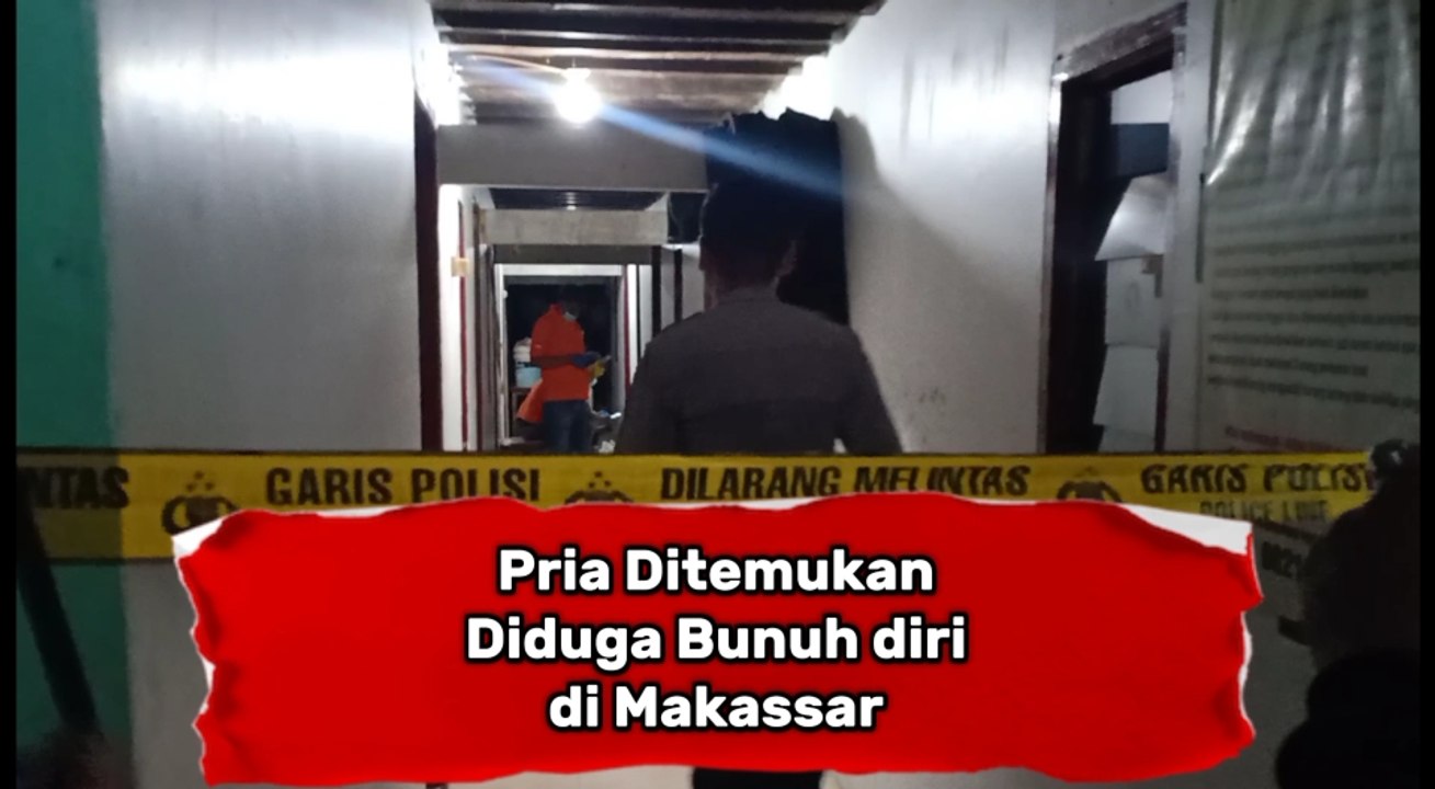 Pria di Makassar Ditemukan Tewas Tergantung