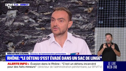 Pour Sébastien Cauwel, directeur de l'administration pénitentiaire, cette évasion "révèle tout une série de dysfonctionnements graves"