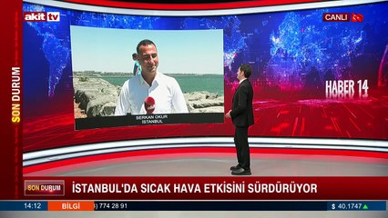 İstanbul’da sıcak hava etkisini sürdürmeye devam ediyor.