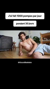 J'ai fait 1000 pompes par jour pendant 30 jours mon super coach