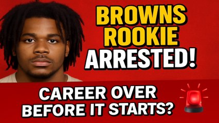 BREAKING: Browns Rookie Quinshon Judkins ARRESTED in Florida | NFL Shockwaves!