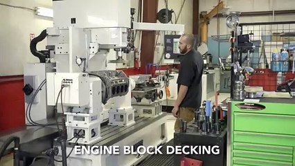 Engine Block Decking  Dave's Auto Center