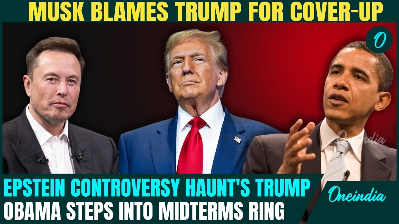 Trump In Epstein Trouble: Obama Ready To KNOCK OUT Trump Ahead Of Midterms | Musk Snubs Trump On X