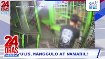 Lasing na pulis, nanggulo at namaril pa sa labas ng tindahan #shorts | 24 Oras Weekend