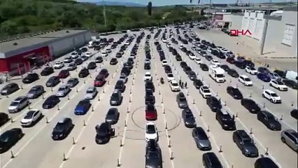 Türkiye'nin Avrupa'ya açılan kapılarında gurbetçi kuyruğunun sonu görülmedi