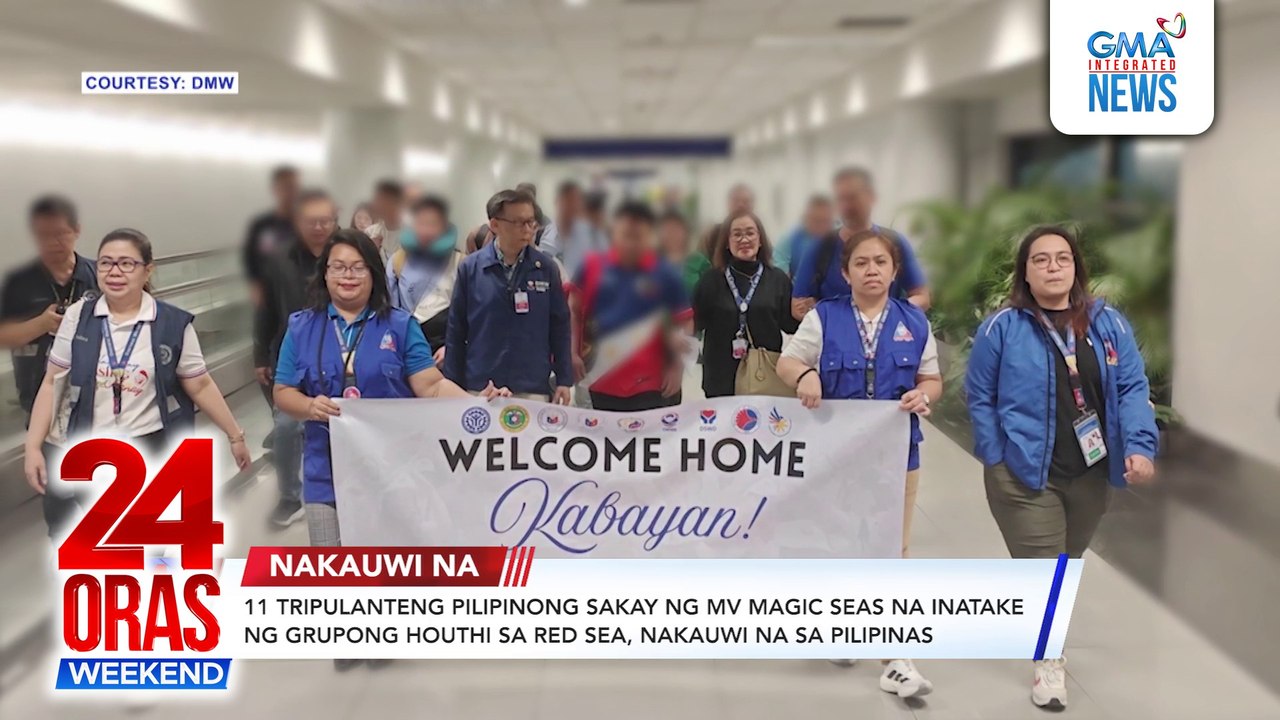 11 tripulanteng Pilipinong sakay ng MV Magic Se...