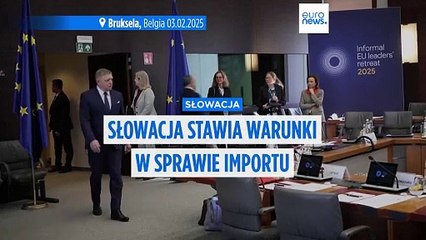 Fico: Słowacja chce osiągnąć porozumienie z UE w sprawie zakończenia dostaw rosyjskiego gazu