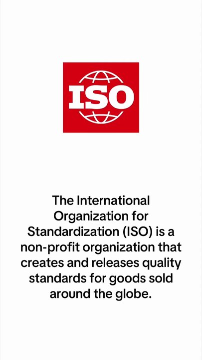 What is ISO (International Organization for Standardization)?