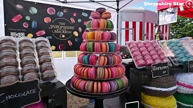 People enjoying the weather at Wrekin Eatin' event at Wellington Cricket Club