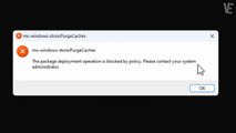 Fix Microsoft Windows Store Purge Caches Error in Windows 11 / 10 – 3 Working Methods (2025) ✔️