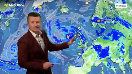 Met Office Morning Video Forecast 14/07/2025 - Showers moving northeast