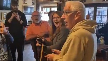 Birthday surprise leaves man emotional as daughter returns home after a long time