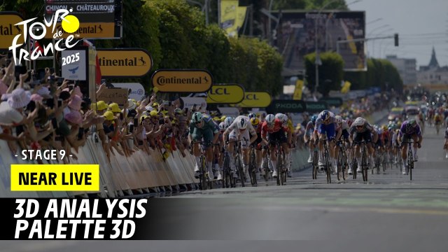 Palette Graphique / 3D Analysis - Stage 9 - Tour de France 2025