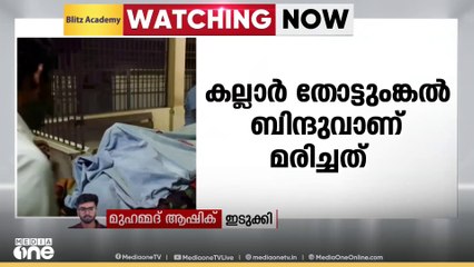 അടിമാലിയിൽ ചക്കയിടുമ്പോൾ വൈദ്യുത ലൈനിൽ നിന്ന് ഷോക്കേറ്റ് വീട്ടമ്മ മരിച്ചു