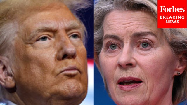 FULL: EU Commission President Holds Briefing After Delaying Countermeasures To Trump's 30% Tariff