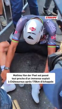 Mathieu Van der Poel tout proche de l'exploit sur la 9e étape du Tour de France 2025 - Cyclisme - Tour de France