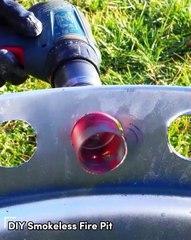DIY smokeless fire pit!