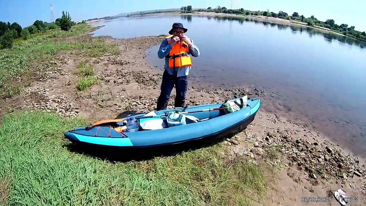 Kayak ITIWIT 3P. Распаковка, знакомство, сплав по реке.