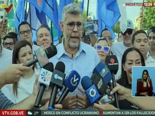 Candidato de oposición Manuel Ferreira inicia campaña electoral en el estado Anzoátegui