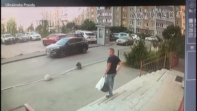CCTV: Ukrainian intelligence officer shot dead in Kyiv assassination