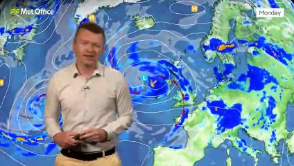Met Office Sunday Evening Weather Forecast 13/07/2025