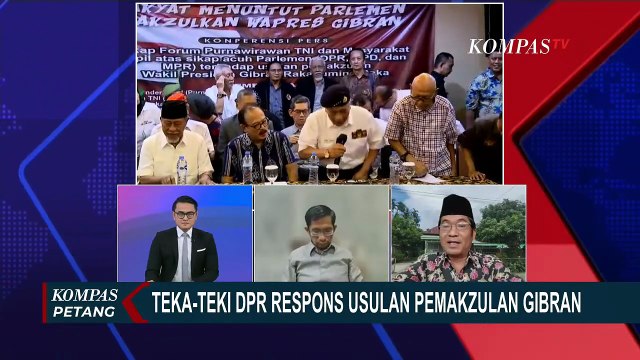 [FULL] Analisis Pakar: DPR Masih Diam soal Surat Usulan Pemakzulan Wapres Gibran, Ada Apa? | KPG