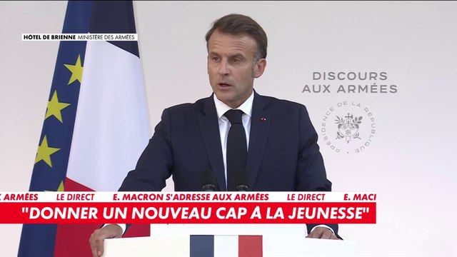 «Nous allons doubler le budget des armées d'ici 2027», annonce Emmanuel Macron
