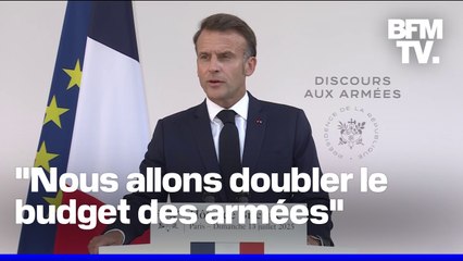 Europe, défense, nucléaire ... L'intégralité du discours d'Emmanuel Macron aux armées