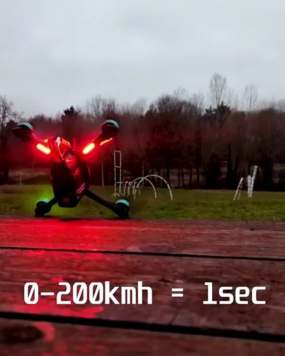 Drones can reach crazy speed so fast