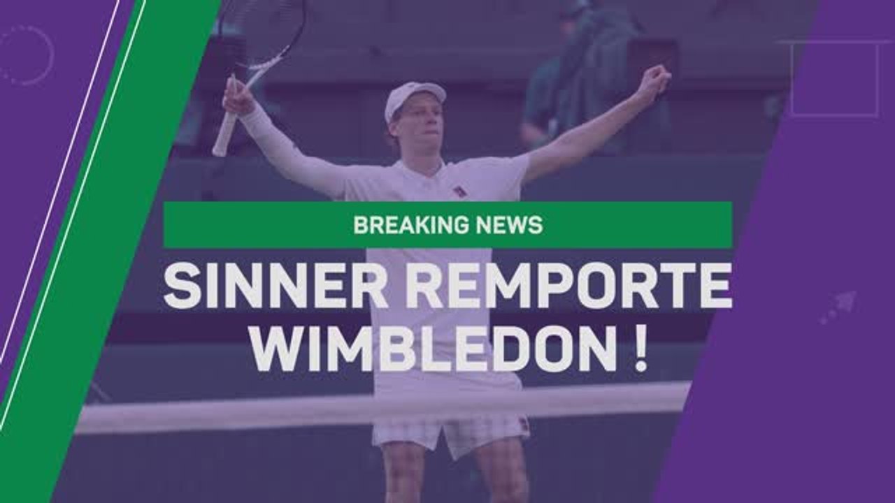 Wimbledon - Sinner sacré face à Alcaraz