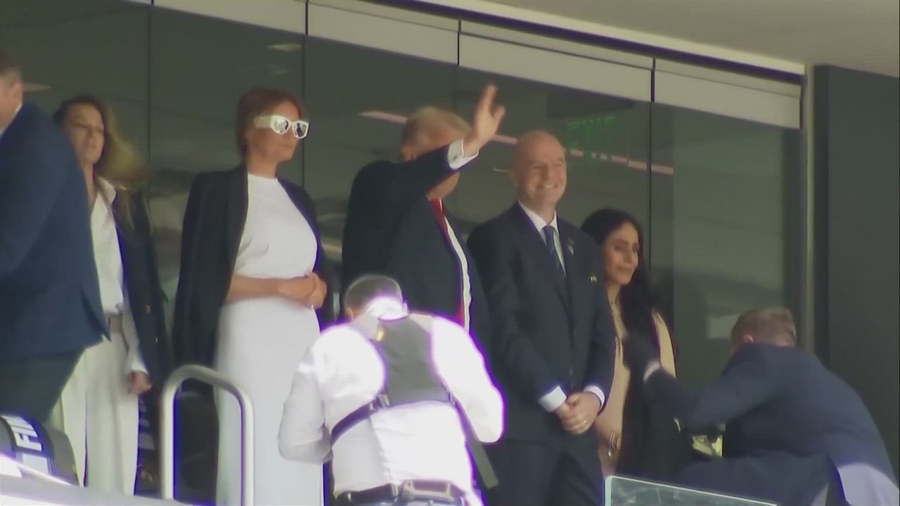 Donald Trump's full show at MetLife Stadium before the FIFA Club World Cup final