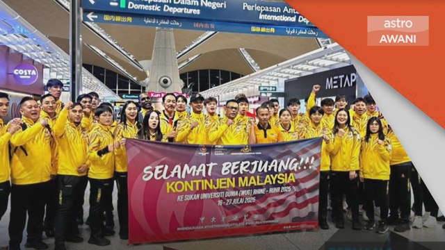 Kontinjen terbesar Malaysia berlepas ke Jerman