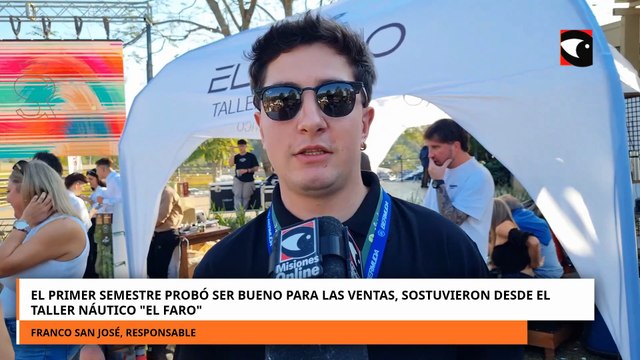 El primer semestre probó ser bueno para las ventas, sostuvieron desde el taller náutico El Faro.mp4