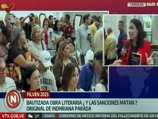 Caracas | Presentan el libro ¿Y si las sanciones matan? de Indhriana Parada en la Filven 2025