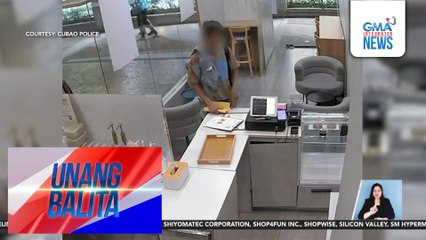 Lalaki, arestado matapos huli-cam na nagnakaw ng cell phone sa isang cafe; tinangay na cell phone, nabawi | Unang Balita