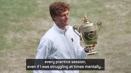 Winning Wimbledon 'the most amazing thing that could have happened' to Sinner