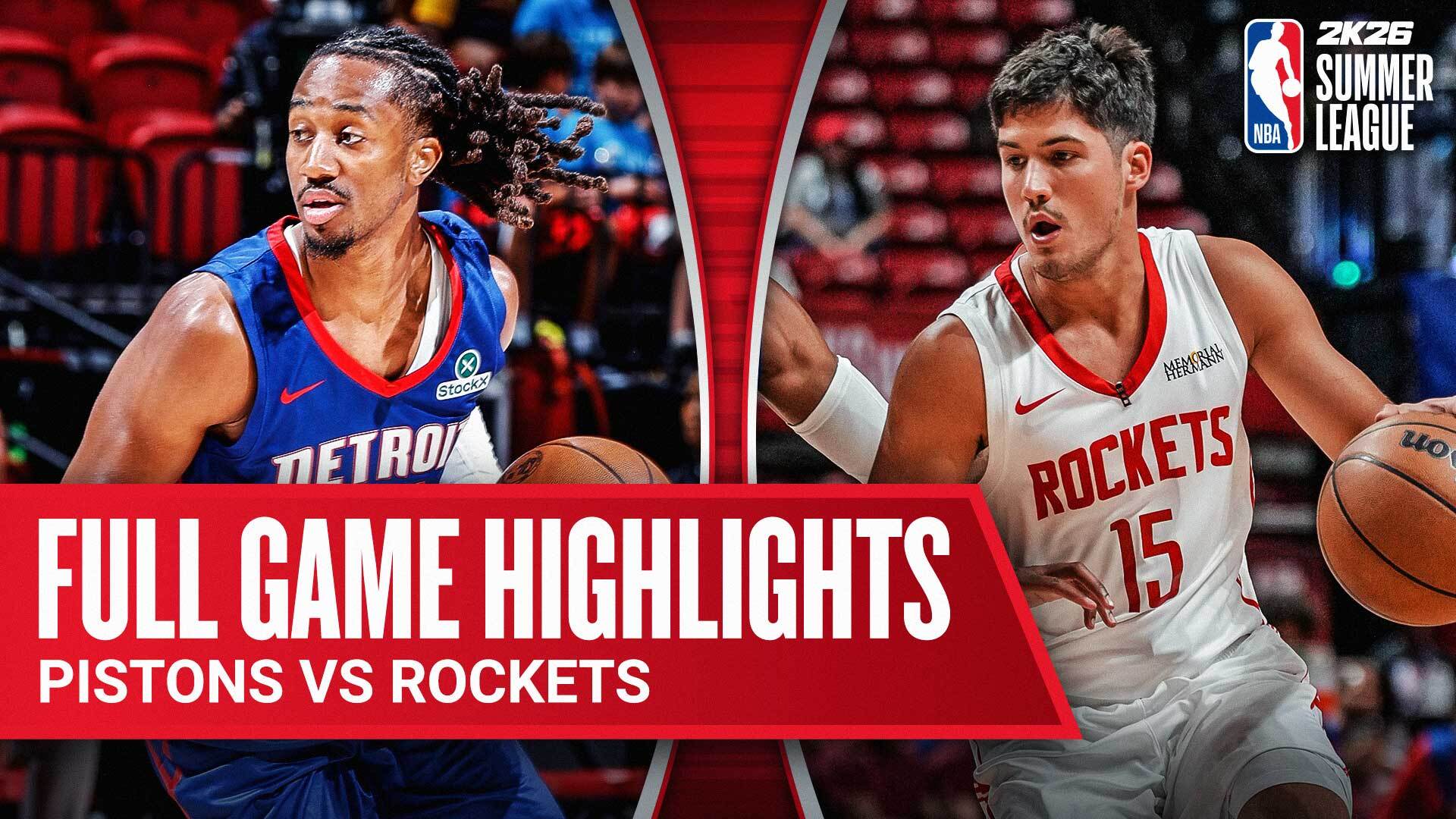 Game Recap: Pistons 98, Rockets 83