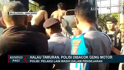 Polisi Dibacok Geng Motor di Majalengka, Pelaku Masih Diburu