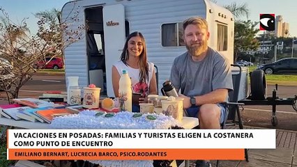 Vacaciones en Posadas: familias y turistas eligen la costanera como punto de encuentro
