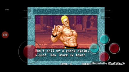 Fatal Fury 3 Geese Howard vs Blue Mary luta completa