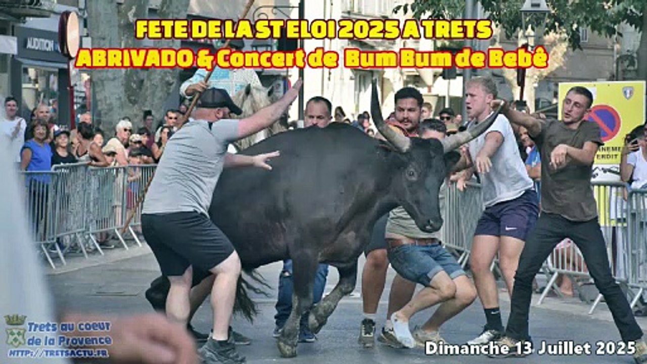 TRETS ST ELOI 2025 - 13Juill2025 -- Abrivado et soirée brésilienne