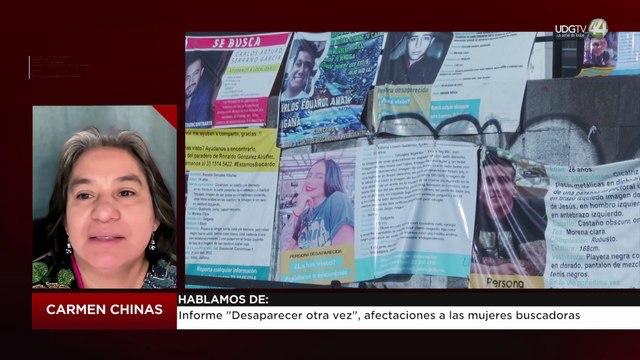 Informe Desaparecer otra vez , afectaciones a las mujeres buscadoras | Carmen Chinas