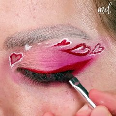 Valentine makeup looks filled with love! ❤️😍