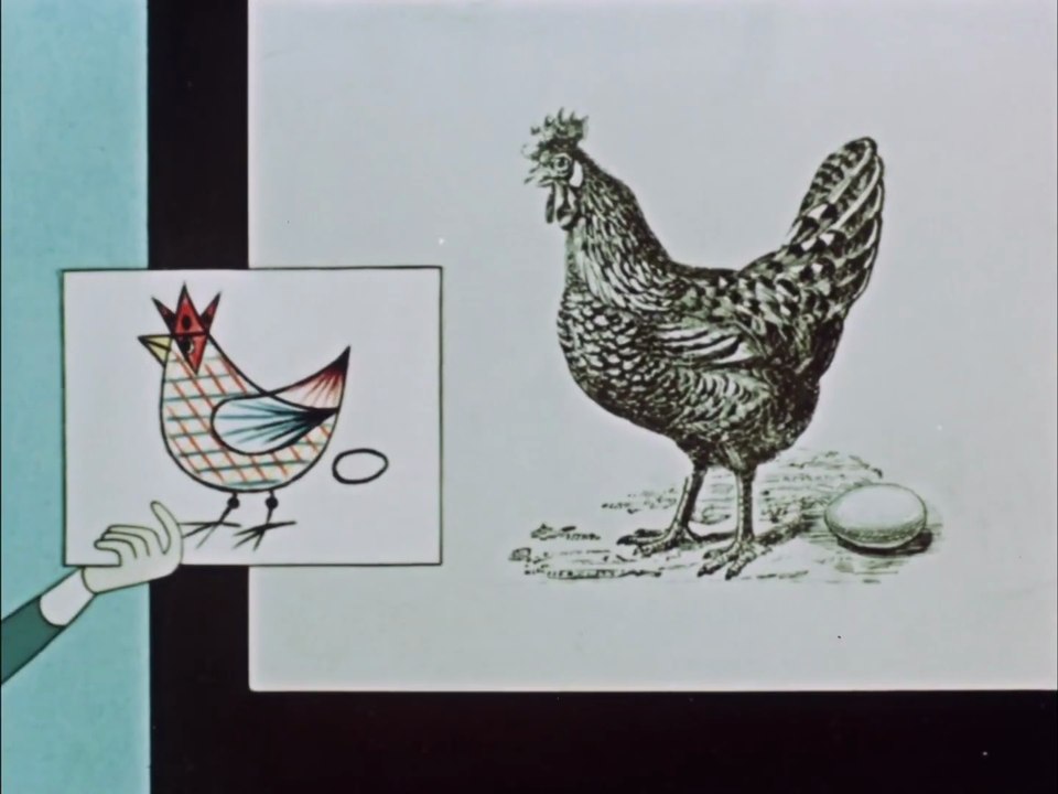 Uma Galinha Mal Pintada (Špatně namalovaná slepice, 1963) Direção de Jiri Brdecka
