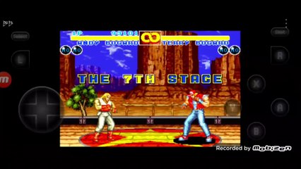 Fatal Fury 2 Andy Bogard vs Terry Bogard fala de vitória do Andy Bogard em português