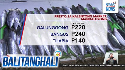 Presyo ng ilang isda, tumaas dahil sa kakaunting supply ngayong maulan ang panahon | Balitanghali