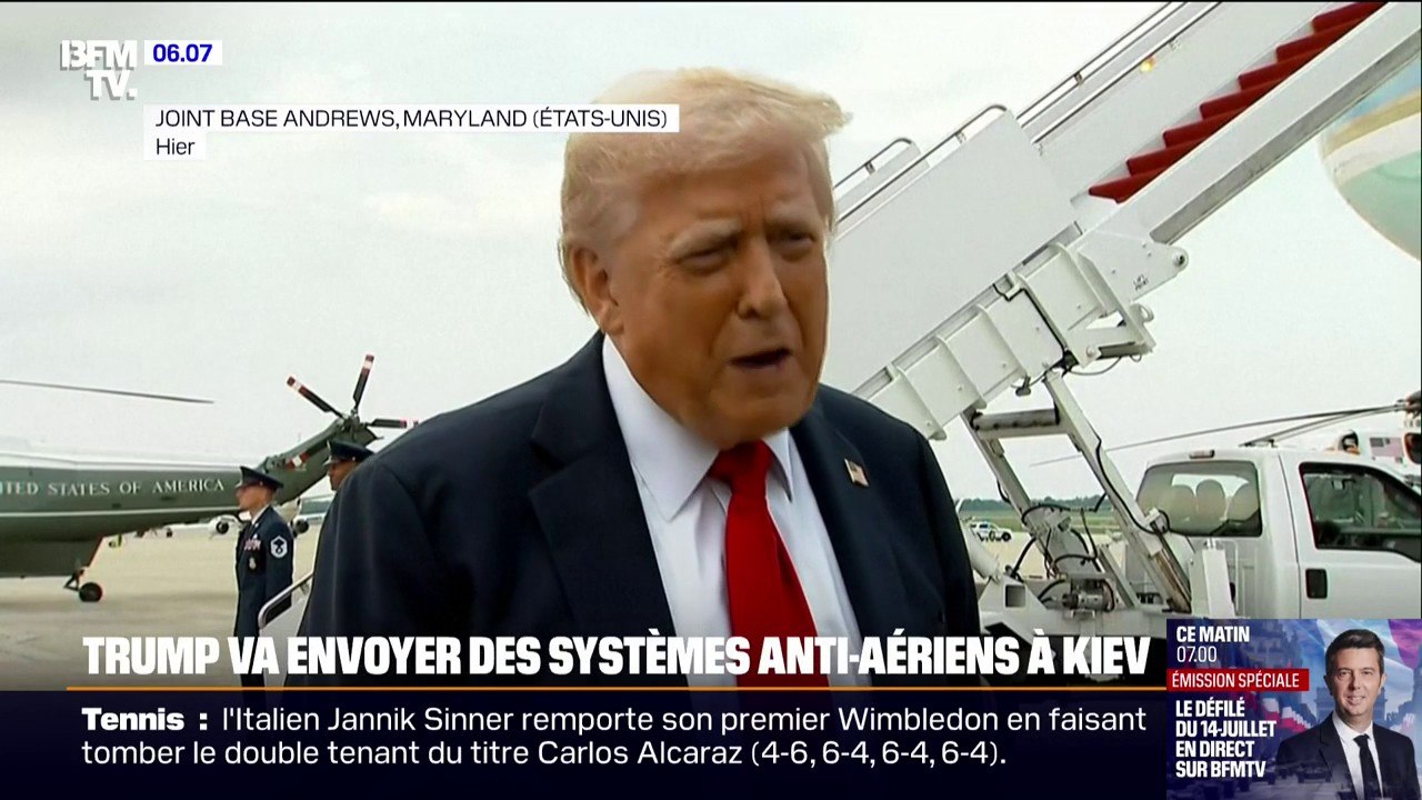 Guerre en Ukraine: Donald Trump va envoyer des systèmes anti-aériens à Kiev