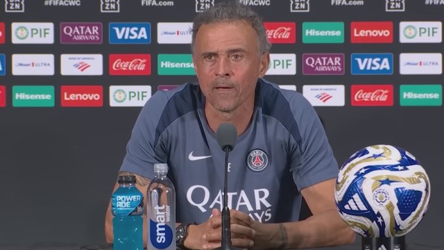 RUEDA de PRENSA de LUIS ENRIQUE tras la FINAL del MUNDIAL ante el CHELSEA y la AGRESIÓN a JOAO PEDRO
