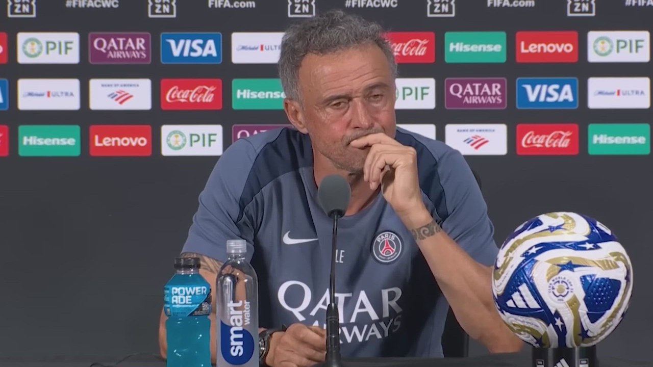 Luis Enrique responde a un periodista que le llama "perdedor"